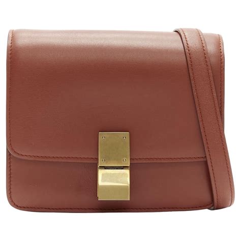 tan celine box bag|celine canvas bag.